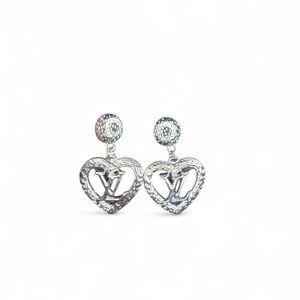 Silver Heart Earrings